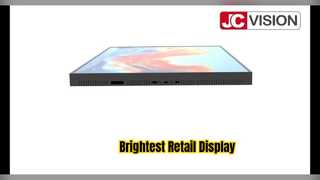 Lightbox de suporte de chão de alto brilho – 2.000 cd/m², FHD, sinalização digital Android para varejo