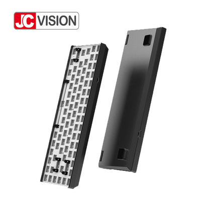 JCVISION 84 fecha o quadro de alumínio metal mecânico do CNC da formação da imagem dos jogos do teclado do anti