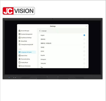 Exposição interativa de Univercity Smart Whiteboard LCD 20 pontos do tela táctil infravermelho