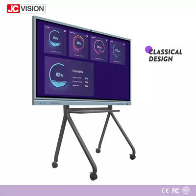 Prata 4k LCD Interactive White Board I7 4GB 20 Pontos Toque para Ensino de Classe / Conferência