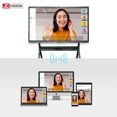 Tela plano esperto interativo educacional da placa de JCVISION monitor do tela táctil de 98 polegadas