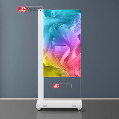 Jcvision 55 Inch Touch Digital Signage Transparente Oled Windows Sistema Android