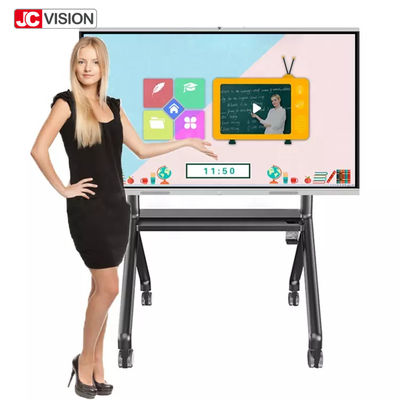 JCVISION sala de aula Smartboard interativo de 86 polegadas com sistema operacional Android