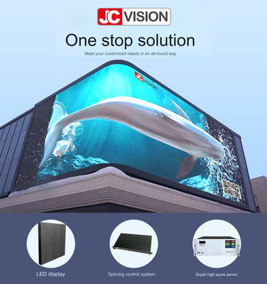 JCVISION Personalizado de Olho Nu 3D LED exterior Video Wall Publicidade para Shopping Malls