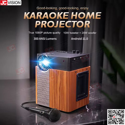 Jcvision Smart DLP Projector Outdoor Home Party Sala de Karaoke LED 1080P Projector