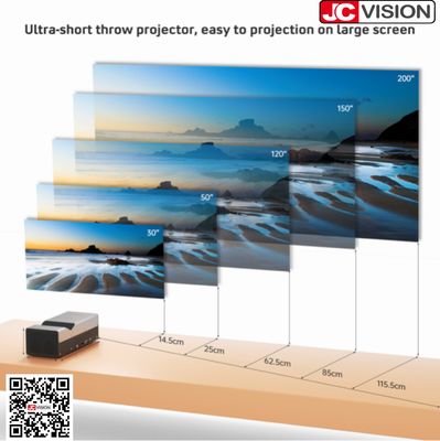 JCVision DLP Ultra Short Throw Projector 1080p Especificações Adobe Acrobat Pro DC