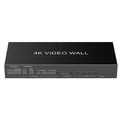 JCVISION 4K Video JCVISION HDMI2.0 Mural Matriz 2 em 4 com saída 2X2 saída de parede de vídeo saída de áudio L/R auto-adaptável