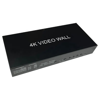 JCVISION 4K Video JCVISION HDMI2.0 Mural Matriz 2 em 4 com saída 2X2 saída de parede de vídeo saída de áudio L/R auto-adaptável