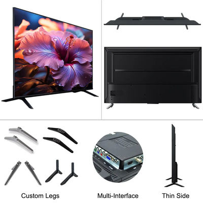 Smart TV 43 polegadas Televisão 4k 32 40 43 50 65 polegadas TV LED com Android WiFi 45 polegadas Google Smart TVs