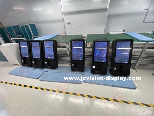 JCVISION 24 polegadas Self-Service Payment Kiosk Touch Screen Ângulo visual 178°/178° Adequado para ambiente 0C50C