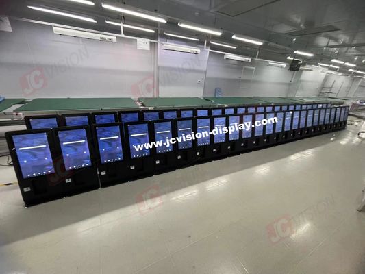 JCVISION 14 Inch Queue Display digital signage com FHD TP e 5V / 2A carregador USB