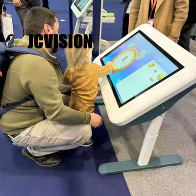 JCVision Height Lift 32 polegadas Android capacitivo touchscreen mesa de jogos para berçário
