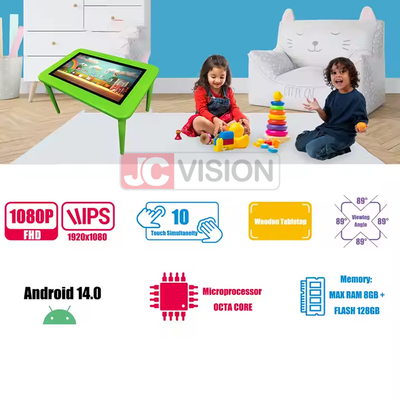 32 polegadas Android Touch Screen Table com 1080p LCD para Educação Gaming