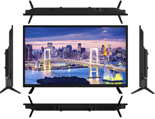 JCVision 75 polegadas Smart TV Android 12.0 Sistema operacional 300 Cd/M2 Com 56 idiomas de exibição