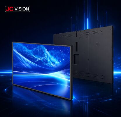JCVision Display de sinalização digital interior de 32 polegadas E-LED retroiluminado, ângulo de visão amplo, caixa de luz montada na parede para varejo e hospitalidade (HD-352C)