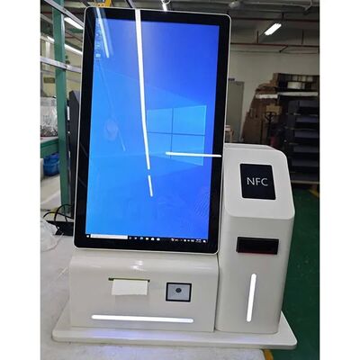 24 "LED Decoração Desktop Android Computador Touch Screen Quiosque de pagamento com cobrança de dinheiro
