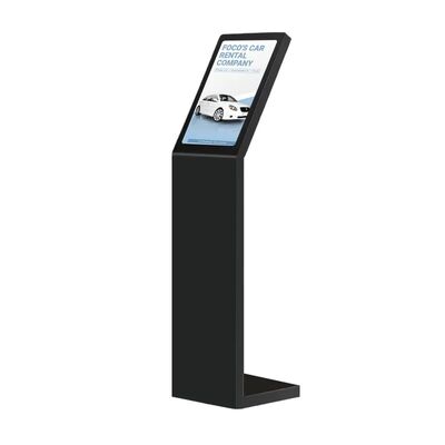18.5 21,5 polegadas Self Service Digital Interactive Information Kiosk Tipo L Vertical Screen Touch Screen Kiosk Branco