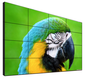 Display de parede de vídeo LCD de 46 polegadas com resolução de 1920 por 1080 178 graus Ângulo de visão Superfície anti-reflexão e consumo para economia de energia