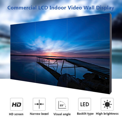De emenda video exposição de parede de Digitas LCD visualização o controlador video 49inch da parede 3x3