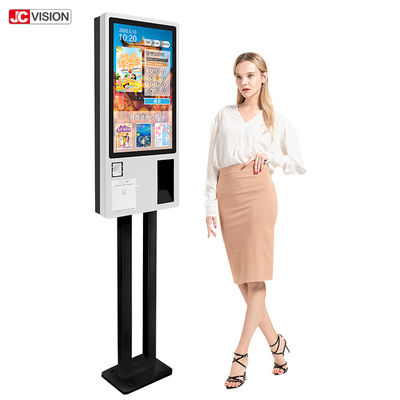 JCVISION Self Ordering Kiosks 24 polegadas Self Service Kiosk com menus em chinês/inglês e manual em inglês