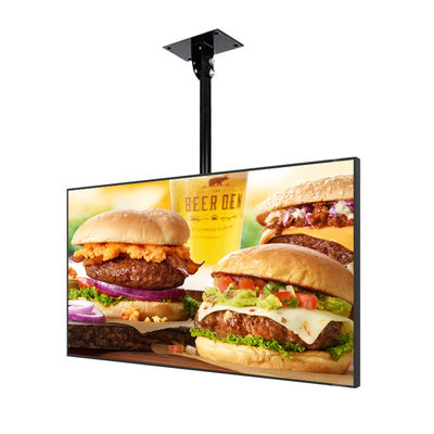 Quadro de Menu Display de Publicidade Montado na Parede HD 55 Polegadas