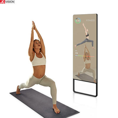 Gym do Smart Home do espelho do painel LCD 43inch DIY Smart para a aptidão da ioga