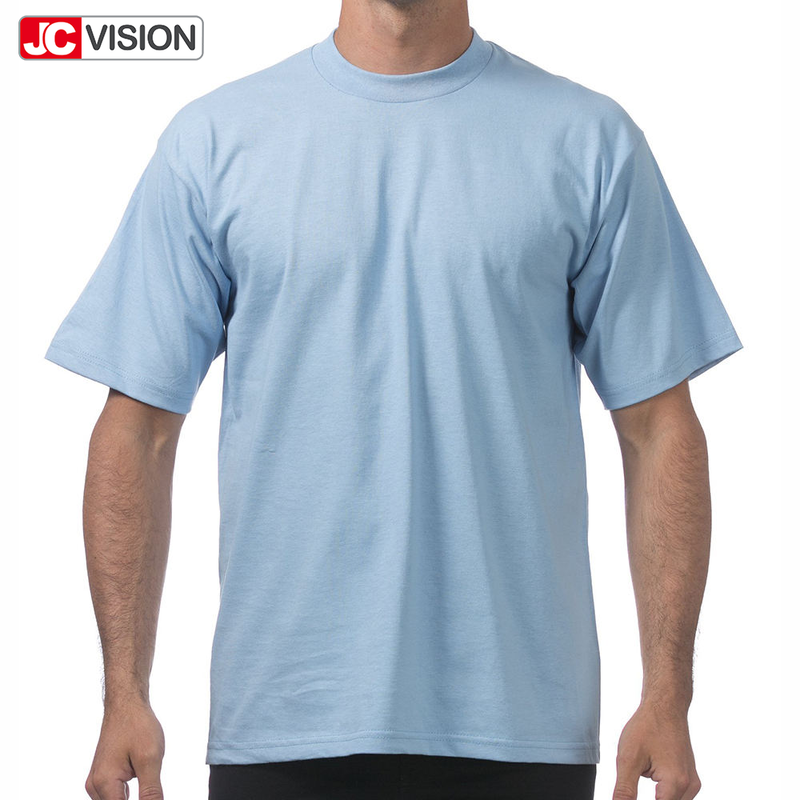 Camiseta JCVISION Masculina 100% Algodão Gola O Manga Curta Lisa Oversized Verão