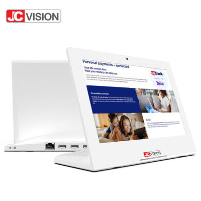 JCVISION L Shape 10,1 polegadas Display de publicidade Android Tablet Feedback Kiosk