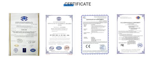 China Shenzhen Junction Interactive Technology Co., Ltd. Certificações